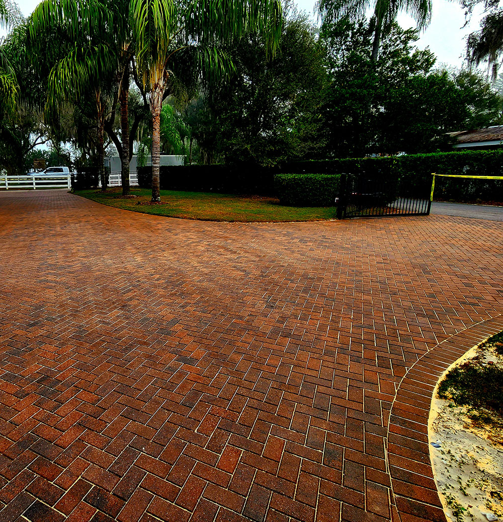 Booths Cobblestones | Central Florida's #1 Hardscape Contractor | Tinting Driveway 2 After